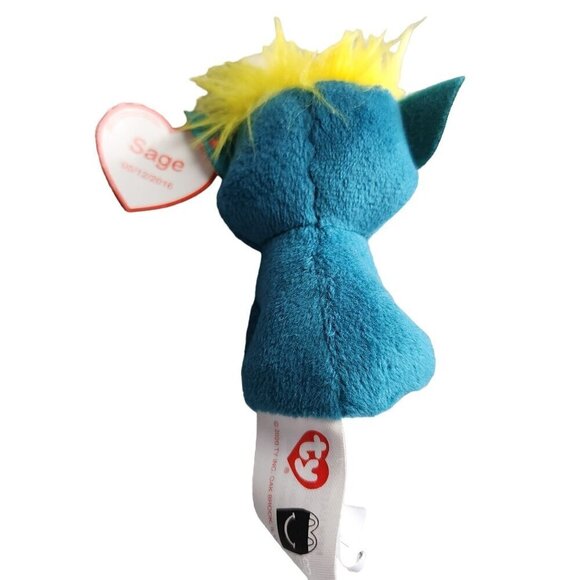 2020 2021 McDonald's Ty Teenie Beanie Set of 2 #2 Sage & #12 Glitzy - Picture 3 of 9